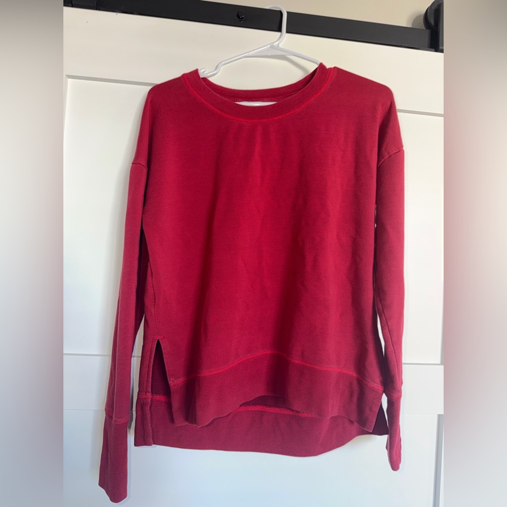Athleta Red Sweatshirt